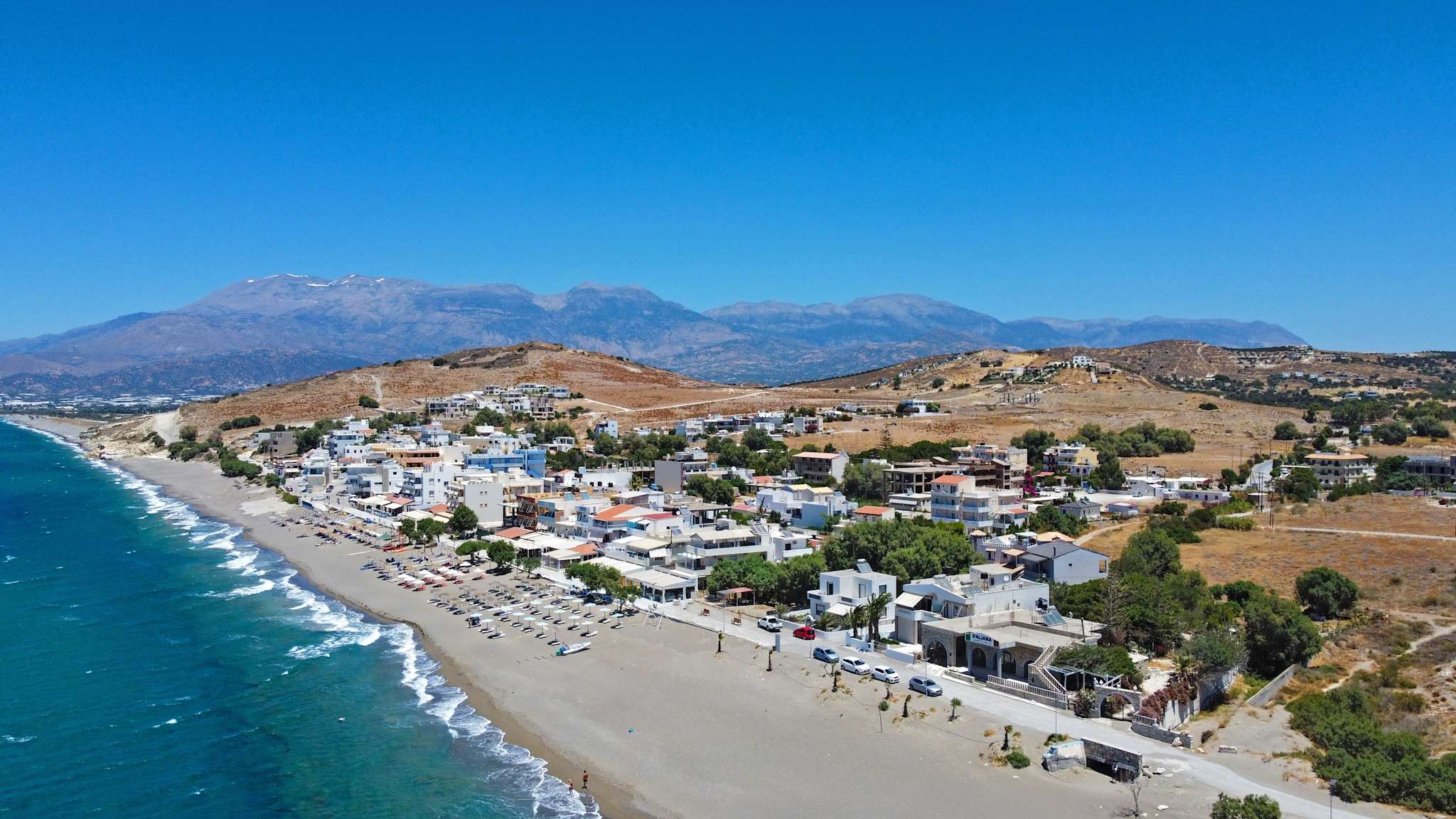 Kalamaki Strand, Kreta, Griechenland